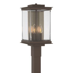 Kingston Outdoor Post Light 20.1" by Hubbardton Forge - UL Wet Rated, Dimmable, 4 Bulb Capacity