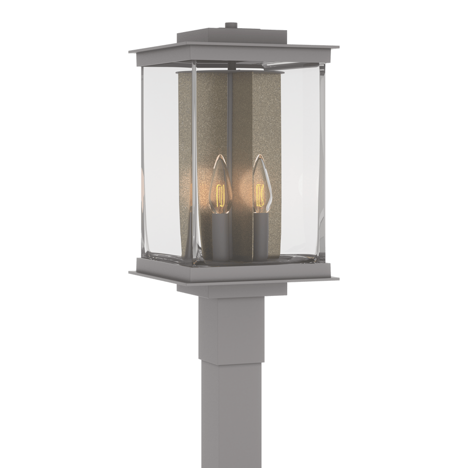 Kingston Outdoor Post Light 20.1" by Hubbardton Forge - UL Wet Rated, Dimmable, 4 Bulb Capacity