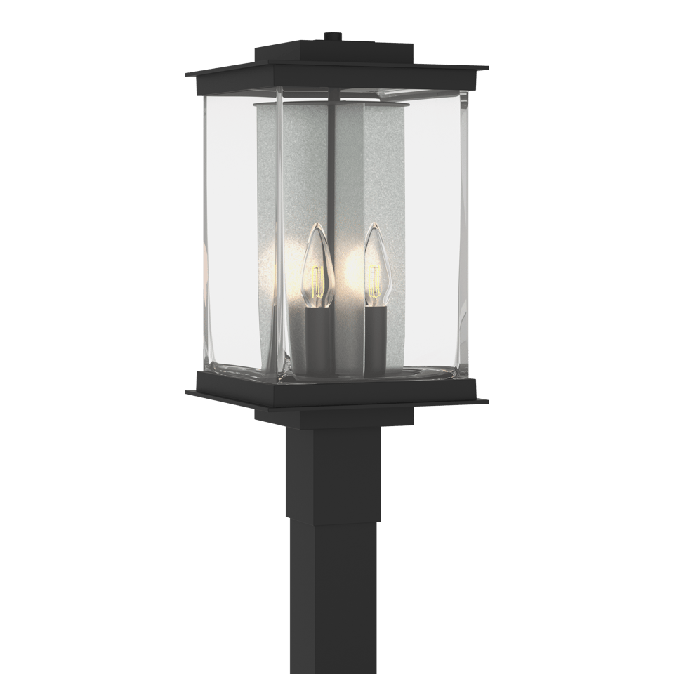 Kingston Outdoor Post Light 20.1" by Hubbardton Forge - UL Wet Rated, Dimmable, 4 Bulb Capacity