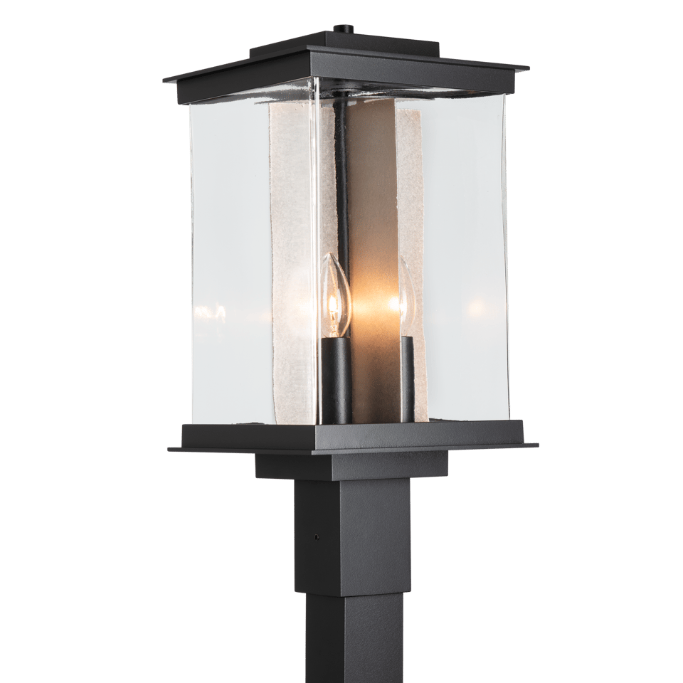 Kingston Outdoor Post Light 20.1" by Hubbardton Forge - UL Wet Rated, Dimmable, 4 Bulb Capacity