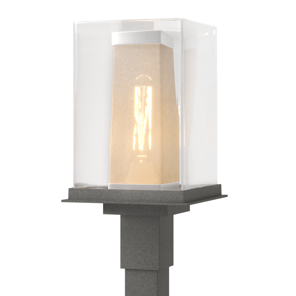 Polaris Outdoor Post Light by Hubbardton Forge - Dimmable, Modern Design, UL Wet Rated, 100W Max