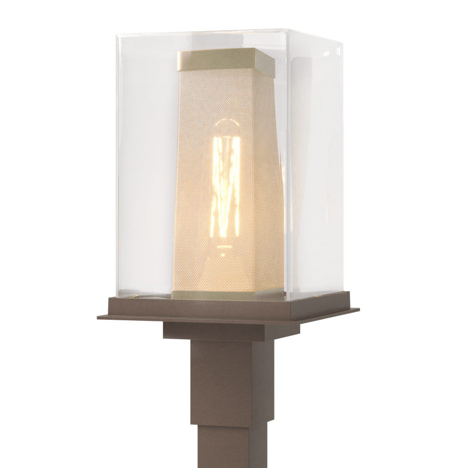 Polaris Outdoor Post Light by Hubbardton Forge - Dimmable, Modern Design, UL Wet Rated, 100W Max