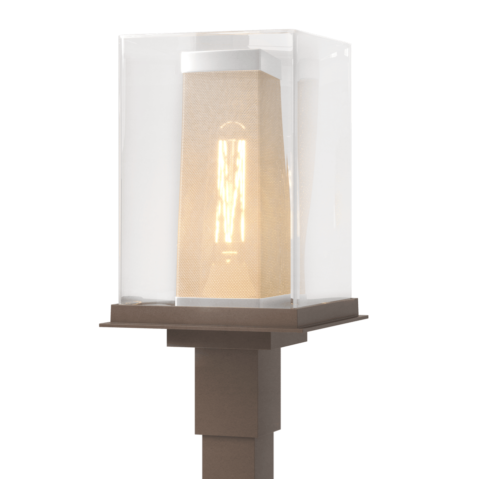 Polaris Outdoor Post Light by Hubbardton Forge - Dimmable, Modern Design, UL Wet Rated, 100W Max