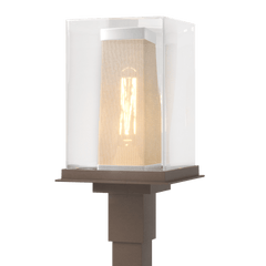 Polaris Outdoor Post Light by Hubbardton Forge - Dimmable, Modern Design, UL Wet Rated, 100W Max