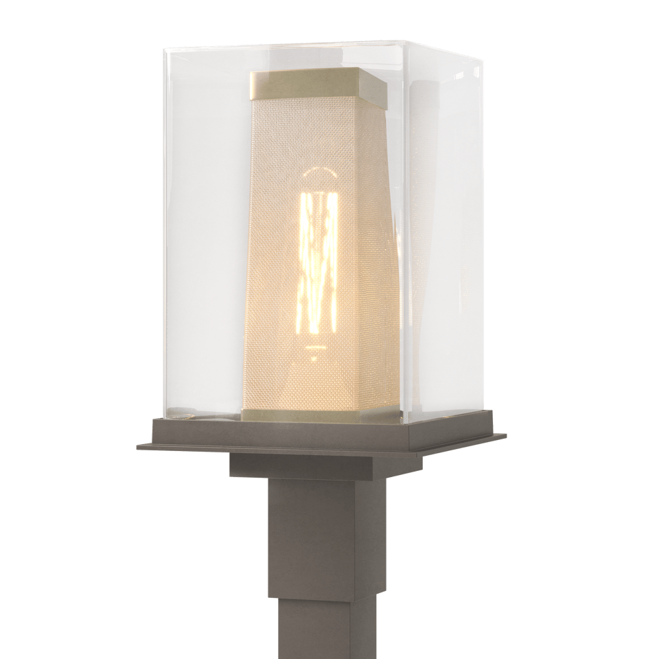 Polaris Outdoor Post Light by Hubbardton Forge - Dimmable, Modern Design, UL Wet Rated, 100W Max