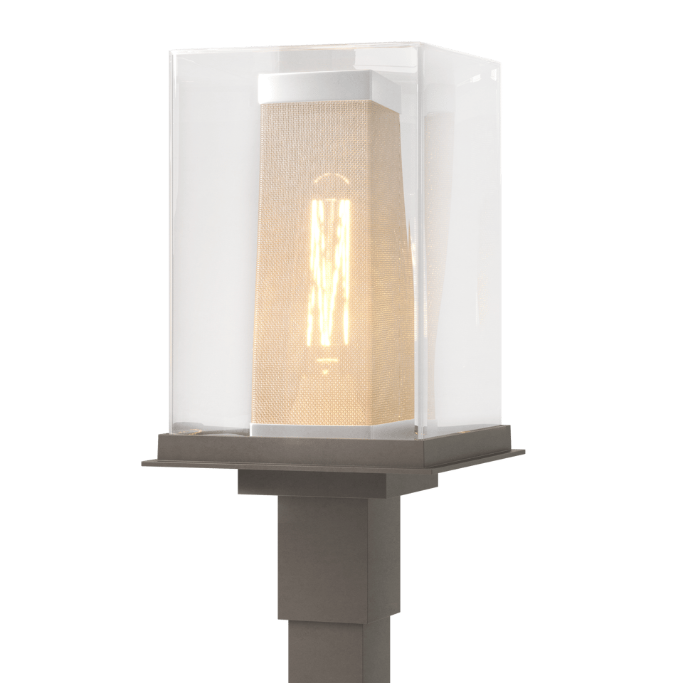 Polaris Outdoor Post Light by Hubbardton Forge - Dimmable, Modern Design, UL Wet Rated, 100W Max