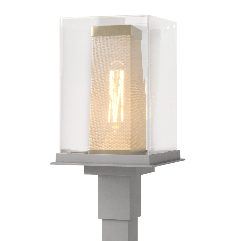 Polaris Outdoor Post Light by Hubbardton Forge - Dimmable, Modern Design, UL Wet Rated, 100W Max