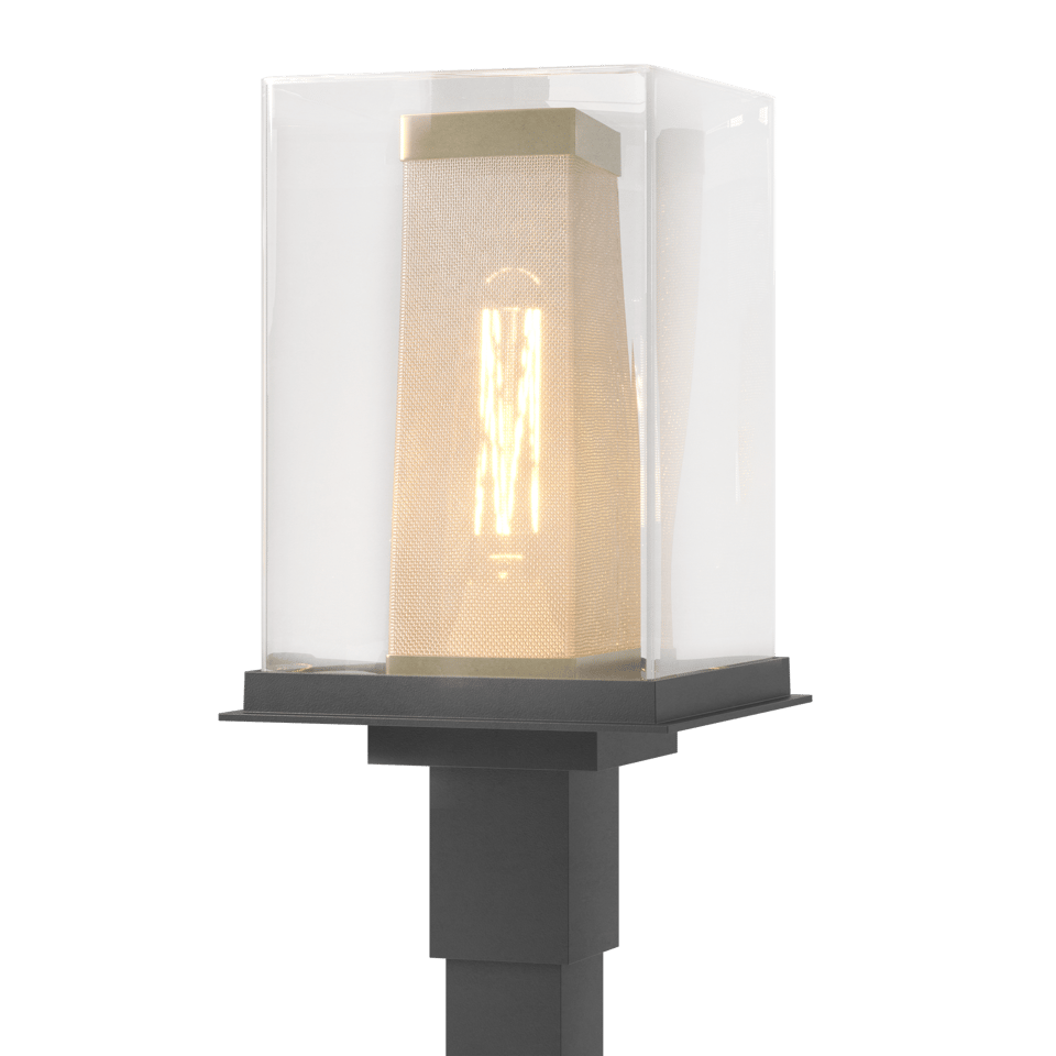 Polaris Outdoor Post Light by Hubbardton Forge - Dimmable, Modern Design, UL Wet Rated, 100W Max