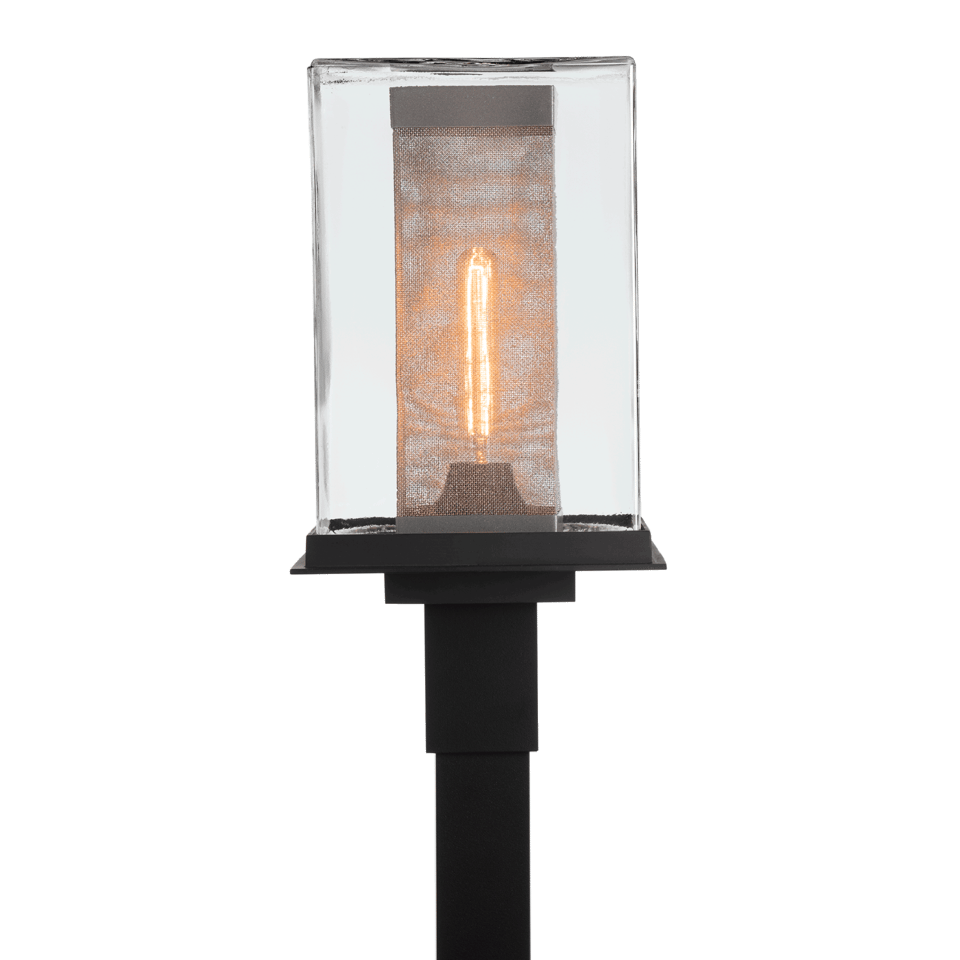 Polaris Outdoor Post Light by Hubbardton Forge - Dimmable, Modern Design, UL Wet Rated, 100W Max