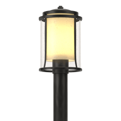 Meridian Outdoor Post Light 14.4” Height by Hubbardton Forge – Dimmable, UL Wet Rated, Multiple Finishes