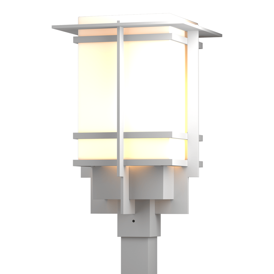 Hubbardton Forge Tourou Large Outdoor Post Light - Dimmable, Japanese Lantern Inspired Design