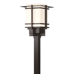 Hubbardton Forge Tourou Large Outdoor Post Light - Dimmable, Japanese Lantern Inspired Design