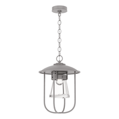 Erlenmeyer Outdoor Pendant Light By Hubbardton Forge - Dimmable, Clear Glass Shade, Weather Resistant