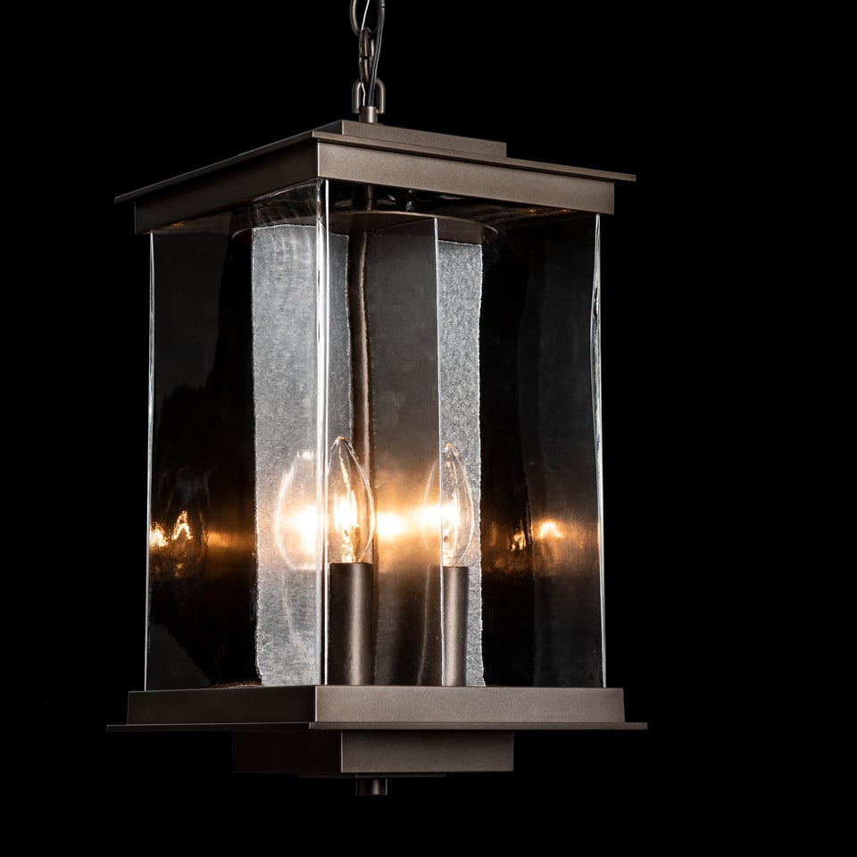 Kingston Outdoor Large Lantern by Hubbardton Forge, 60W Max, UL Damp Rated, Multiple Finishes Available