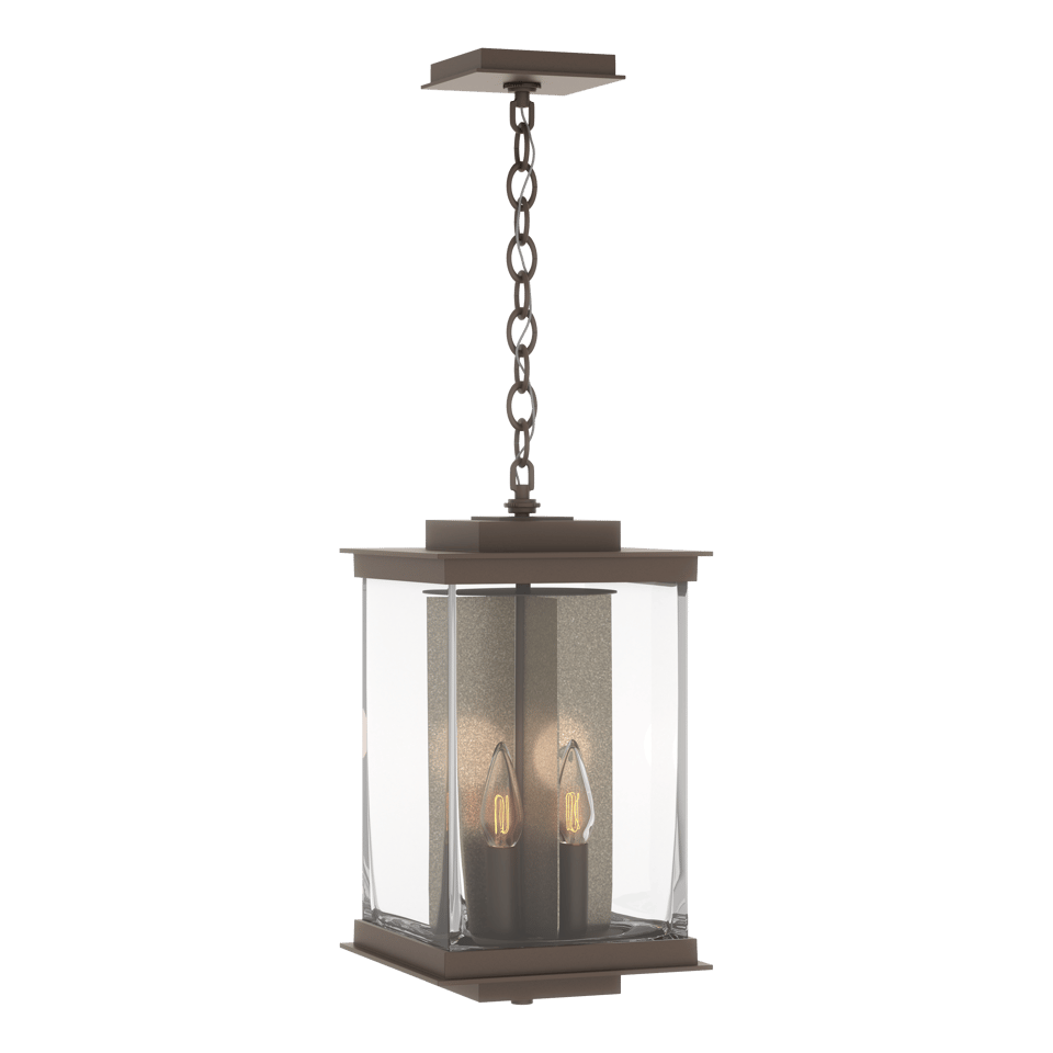 Kingston Outdoor Large Lantern by Hubbardton Forge, 60W Max, UL Damp Rated, Multiple Finishes Available