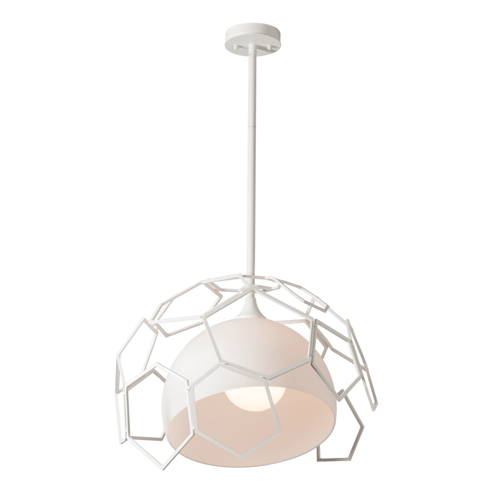 Umbra Outdoor Pendant Light by Hubbardton Forge - 1-Light Metal Shade, Dimmable, Modern Design