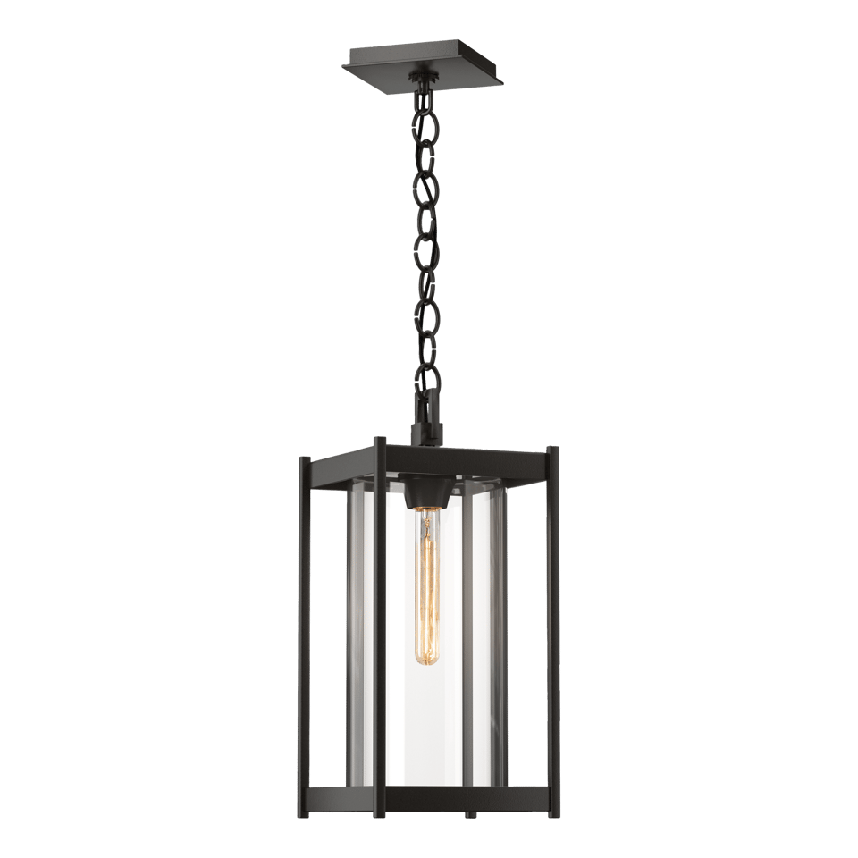 Cela Large Dimmable Outdoor Lantern by Hubbardton Forge, 17.4" Tall, Aluminum, UL Damp Rated