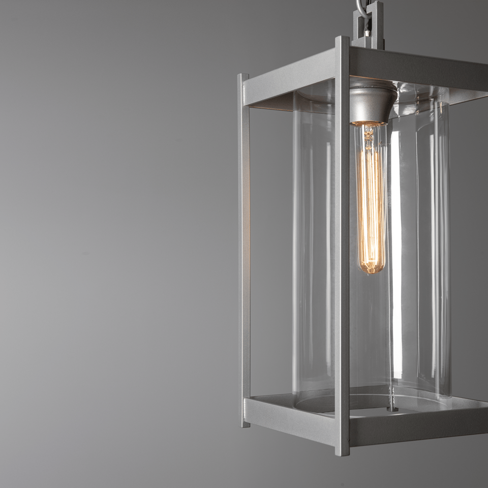 Cela Large Dimmable Outdoor Lantern by Hubbardton Forge, 17.4" Tall, Aluminum, UL Damp Rated