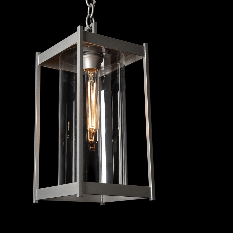 Cela Large Dimmable Outdoor Lantern by Hubbardton Forge, 17.4" Tall, Aluminum, UL Damp Rated