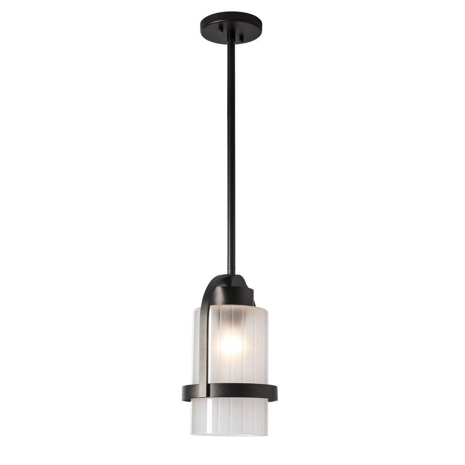 Hubbardton Forge Alcove Outdoor Pendant Light - Stylish 100W, Weather-Resistant Design, Dimmable, 12.5" High