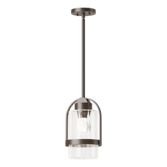 Hubbardton Forge Alcove Outdoor Pendant Light - Stylish 100W, Weather-Resistant Design, Dimmable, 12.5" High