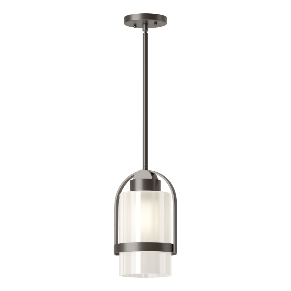 Hubbardton Forge Alcove Outdoor Pendant Light - Stylish 100W, Weather-Resistant Design, Dimmable, 12.5" High