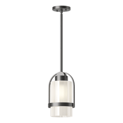 Hubbardton Forge Alcove Outdoor Pendant Light - Stylish 100W, Weather-Resistant Design, Dimmable, 12.5" High