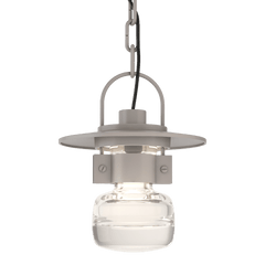 Mason Outdoor Ceiling Fixture by Hubbardton Forge, Steampunk Design, Dimmable, Multiple Finishes