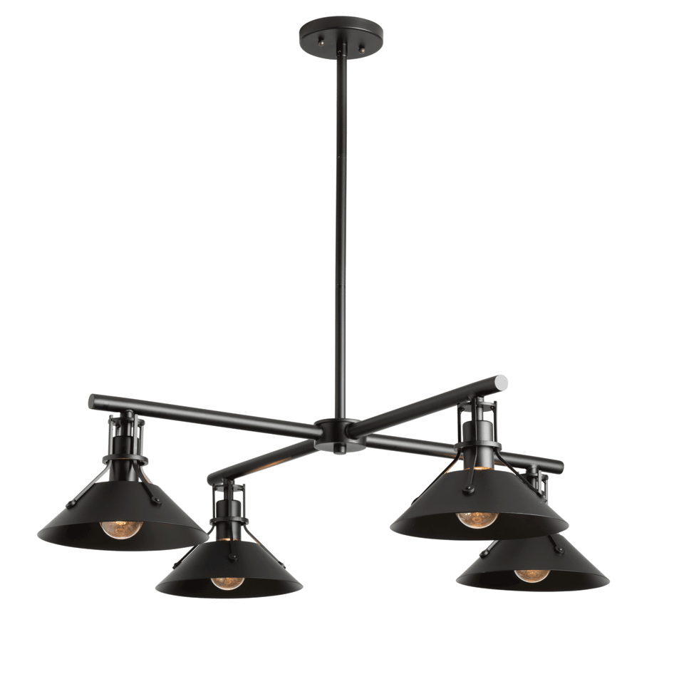 Henry Outdoor 4-Light Pendant by Hubbardton Forge - Dimmable, Durable, Elegant Design in Multiple Finishes