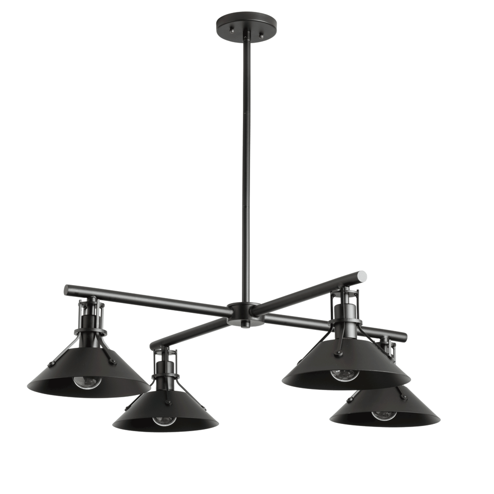 Henry Outdoor 4-Light Pendant by Hubbardton Forge - Dimmable, Durable, Elegant Design in Multiple Finishes