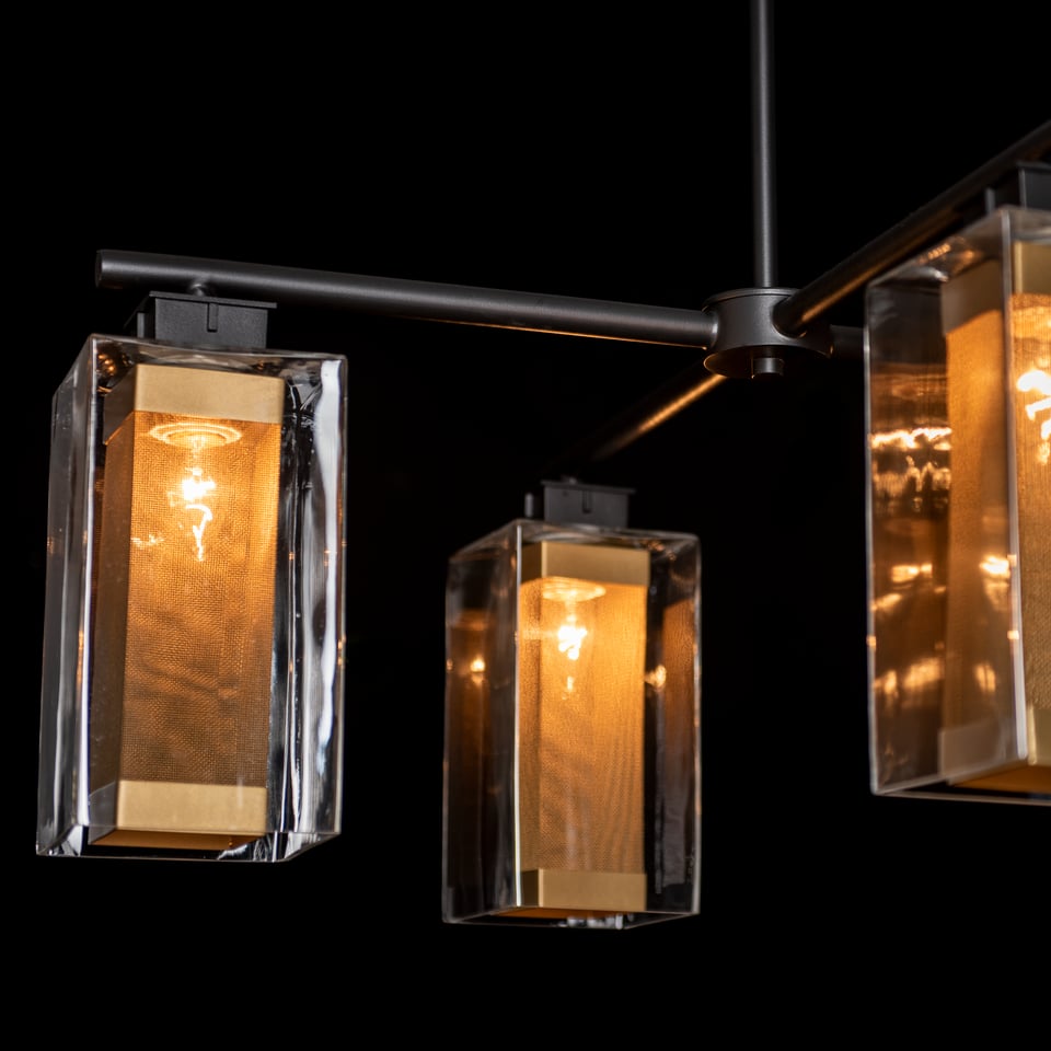 Hubbardton Forge Polaris Outdoor 4-Light Pendant - Dimmable, UL Damp Rated, Multiple Finishes