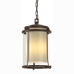 Meridian Large Handcrafted Outdoor Ceiling Fixture by Hubbardton Forge, Energy Efficient, Damp Rated, Multiple Finish Options