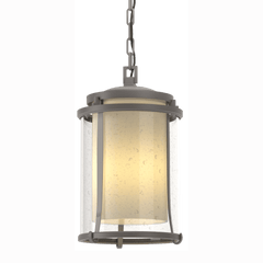 Meridian Large Handcrafted Outdoor Ceiling Fixture by Hubbardton Forge, Energy Efficient, Damp Rated, Multiple Finish Options