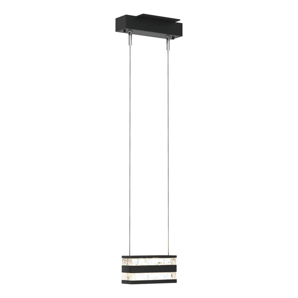 Stacks LED Pendant Light by Hubbardton Forge, Adjustable Height, 4.5W LED, Multiple Finish Options