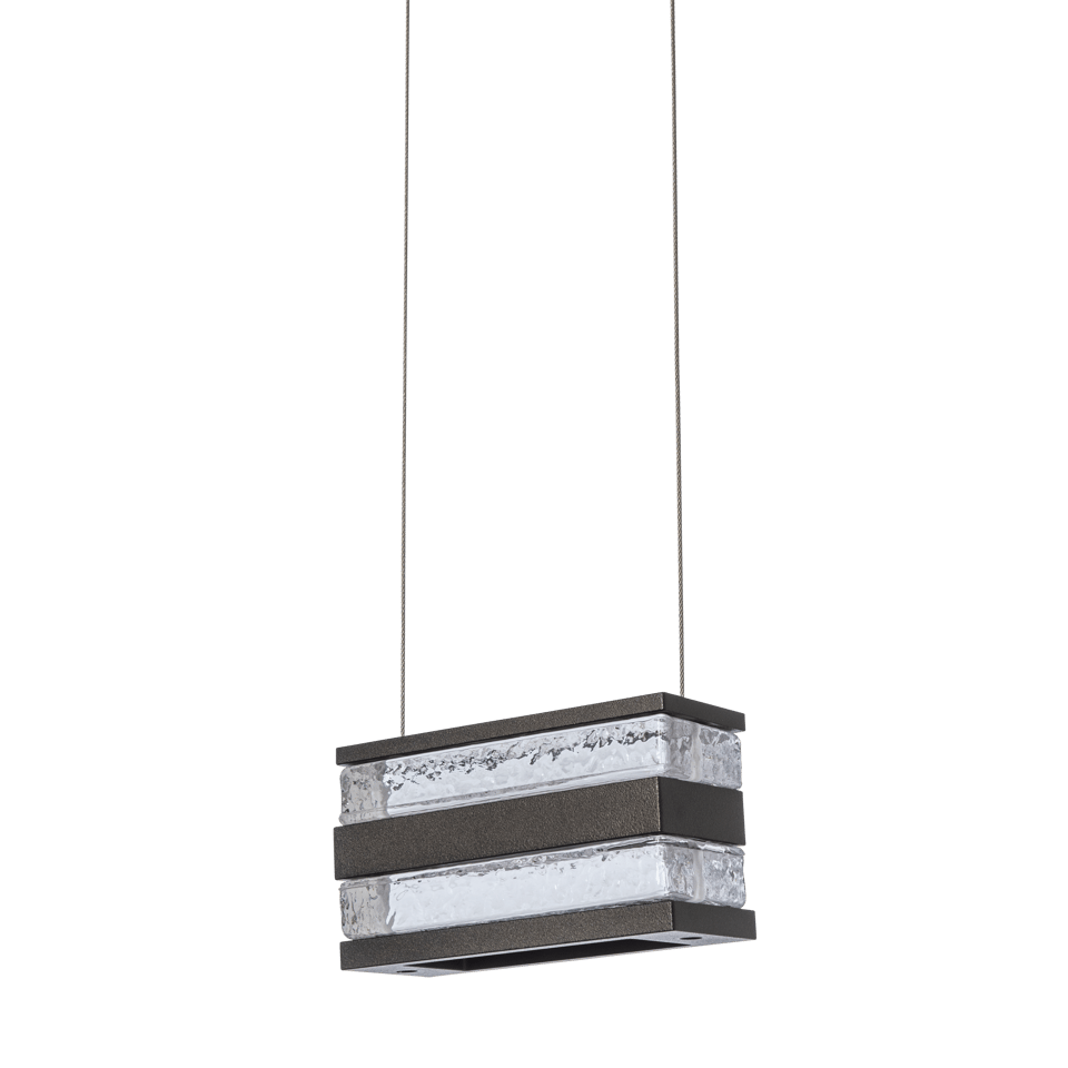 Stacks LED Pendant Light by Hubbardton Forge, Adjustable Height, 4.5W LED, Multiple Finish Options