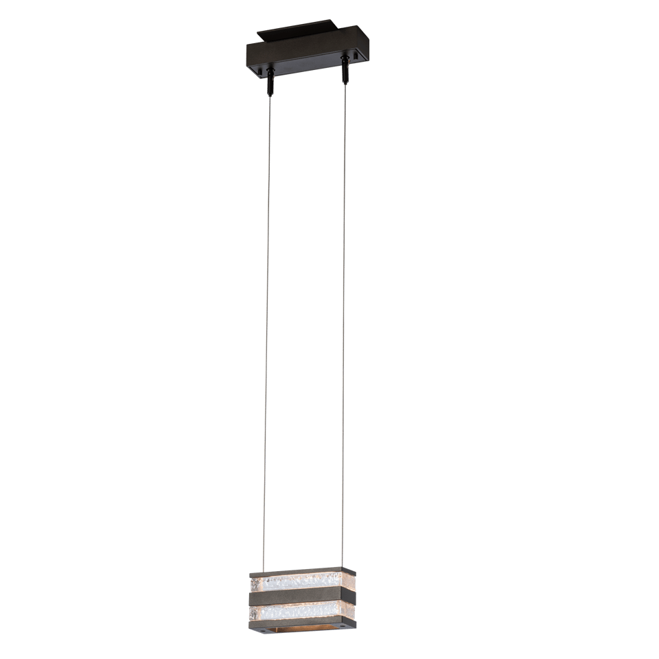 Stacks LED Pendant Light by Hubbardton Forge, Adjustable Height, 4.5W LED, Multiple Finish Options