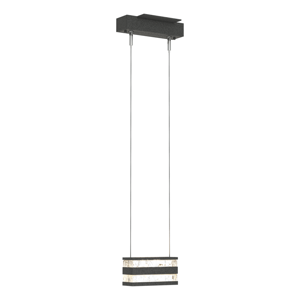 Stacks LED Pendant Light by Hubbardton Forge, Adjustable Height, 4.5W LED, Multiple Finish Options