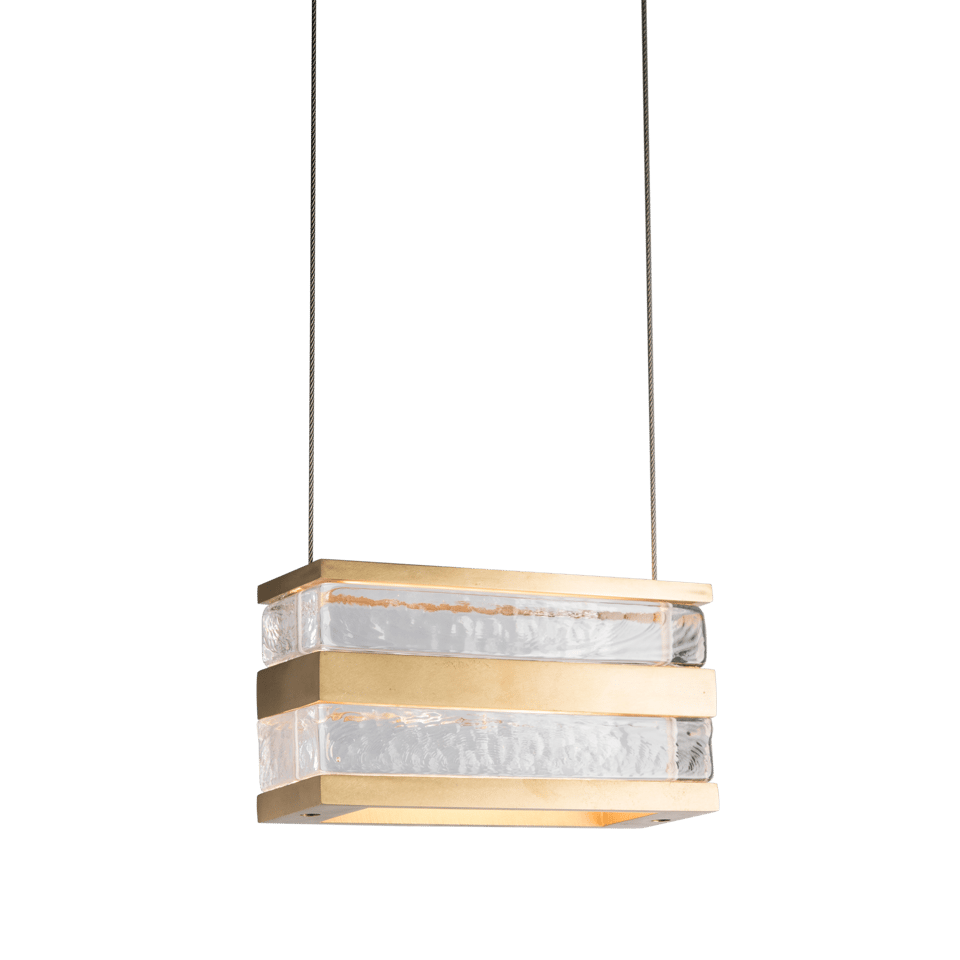 Stacks LED Pendant Light by Hubbardton Forge, Adjustable Height, 4.5W LED, Multiple Finish Options