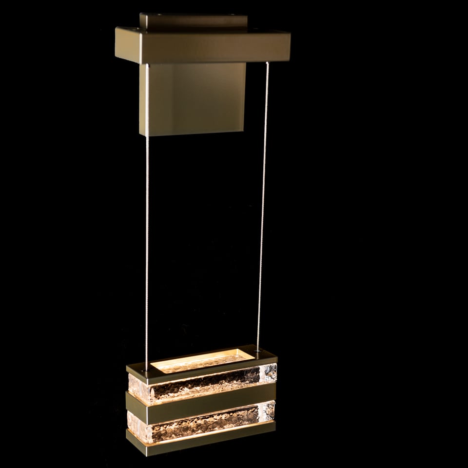 Stacks LED Sconce by Hubbardton Forge, 4.5W Dimmable Energy-Efficient Lighting, Artisan Glass Design