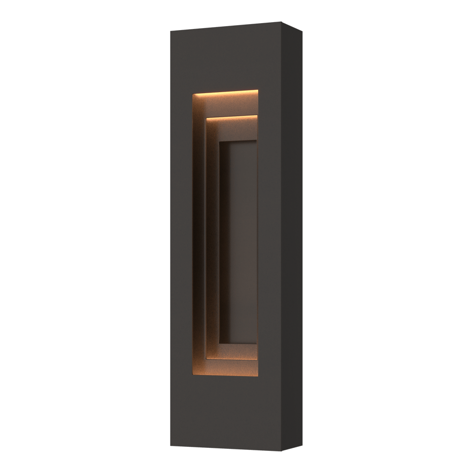 Hubbardton Forge Procession Small Outdoor Sconce - Modern Design, UL Wet Rated, Dimmable, 100W Max