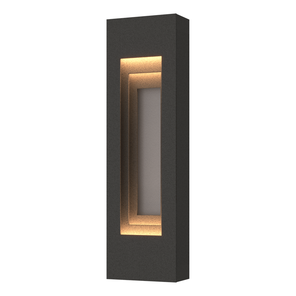 Hubbardton Forge Procession Small Outdoor Sconce - Modern Design, UL Wet Rated, Dimmable, 100W Max