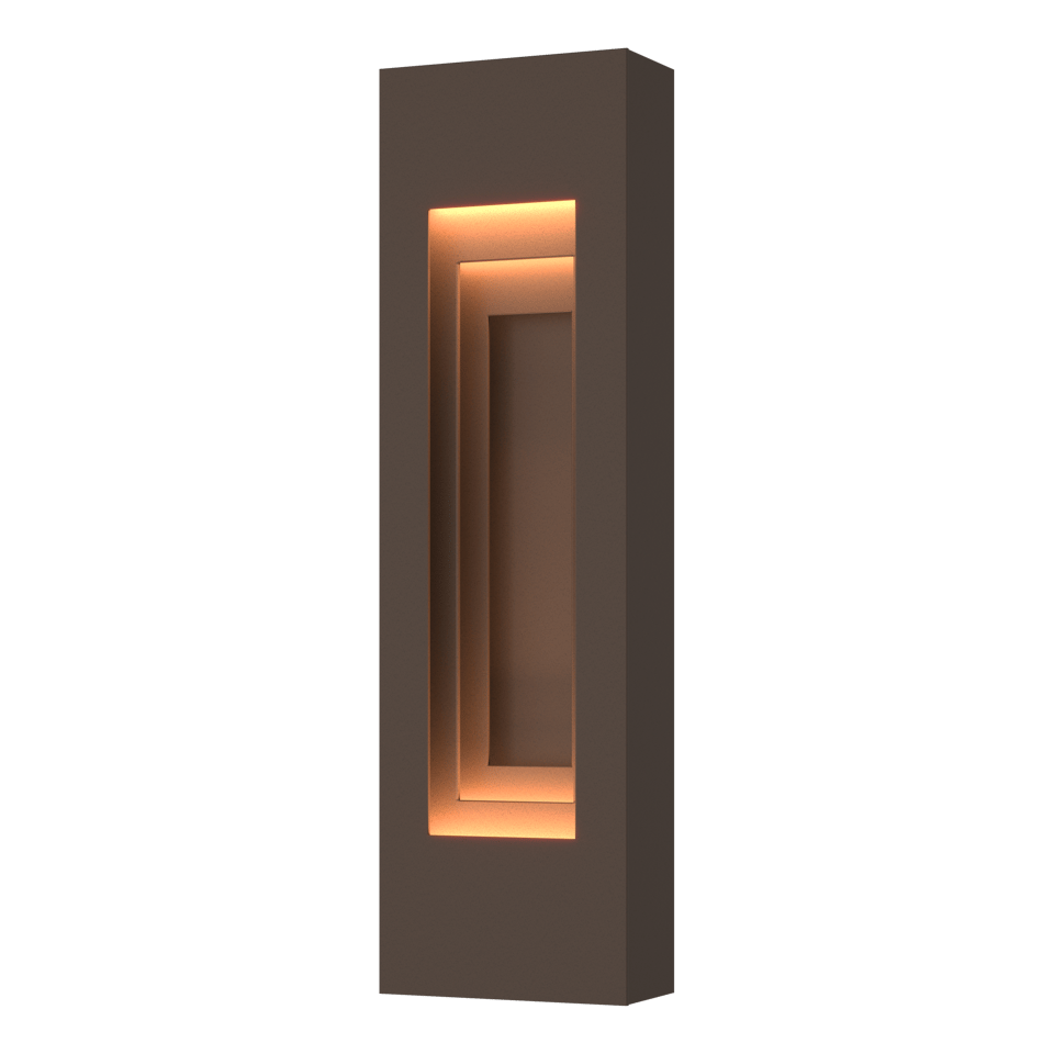 Hubbardton Forge Procession Small Outdoor Sconce - Modern Design, UL Wet Rated, Dimmable, 100W Max