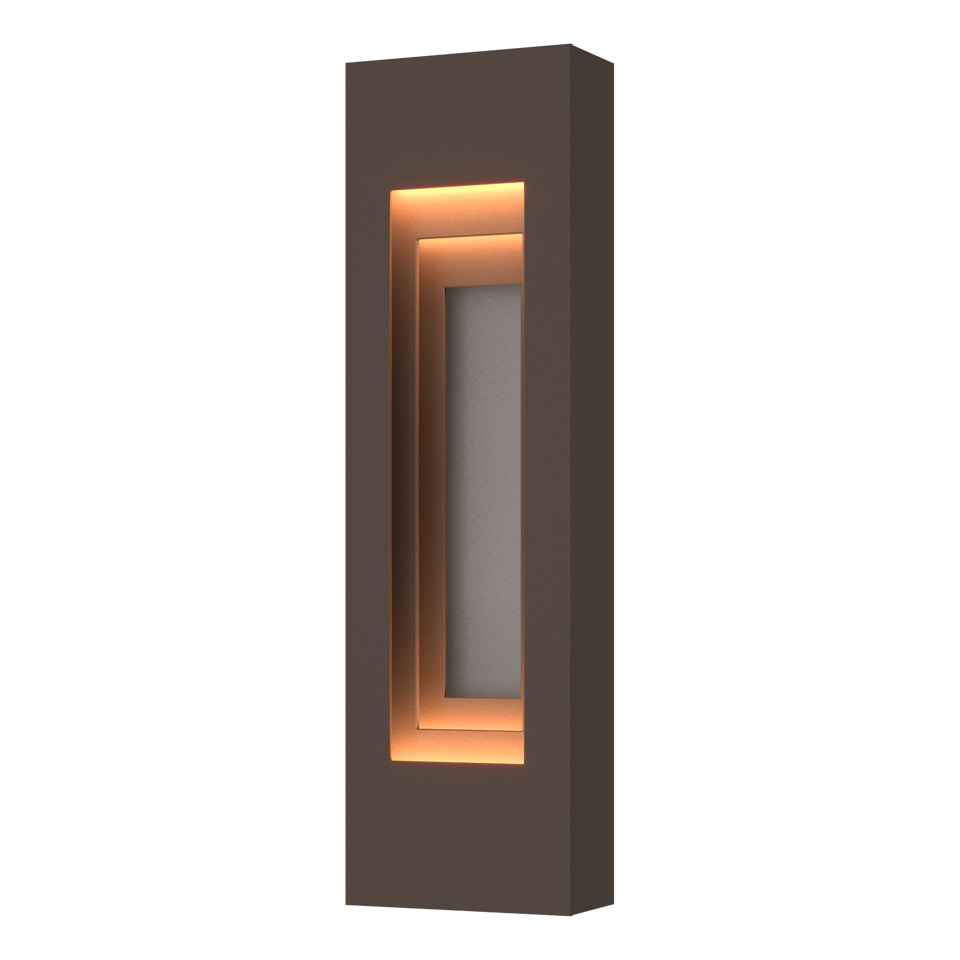 Hubbardton Forge Procession Small Outdoor Sconce - Modern Design, UL Wet Rated, Dimmable, 100W Max