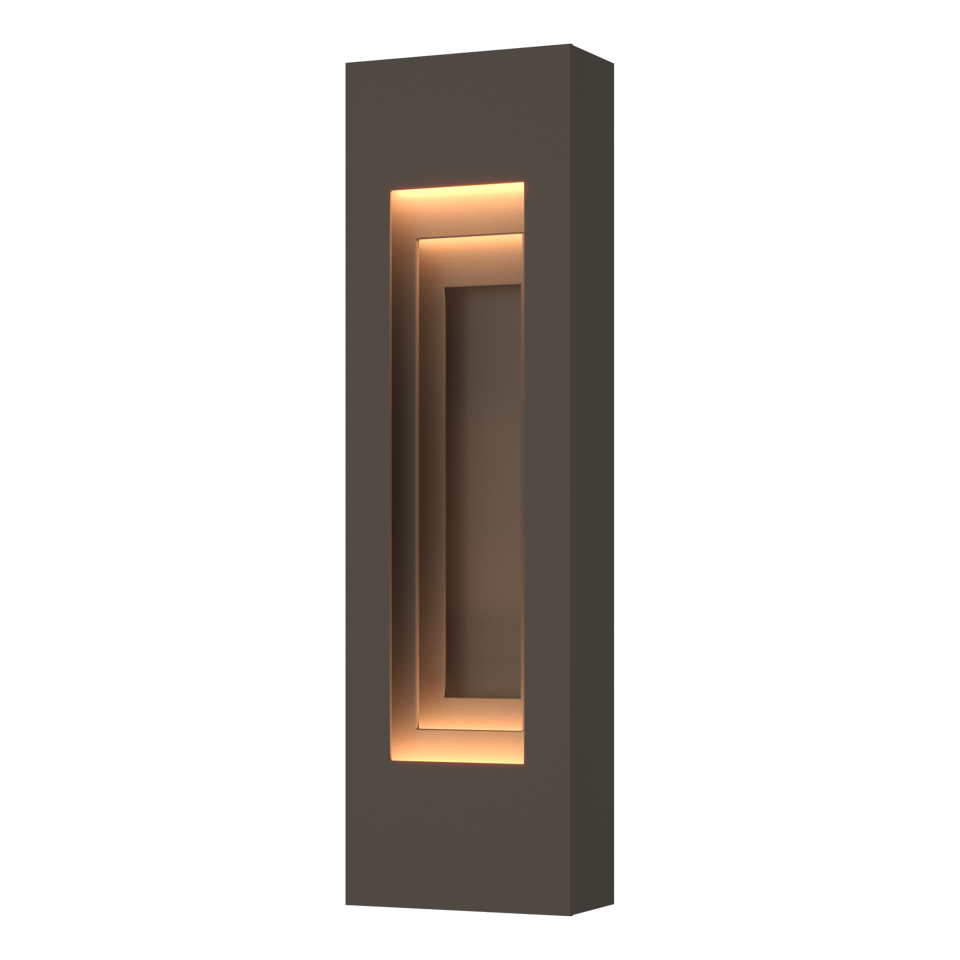 Hubbardton Forge Procession Small Outdoor Sconce - Modern Design, UL Wet Rated, Dimmable, 100W Max