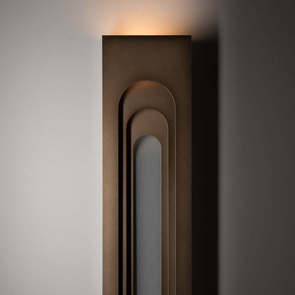 Procession Arch 2-Light Dimmable Large Outdoor Sconce by Hubbardton Forge 403087 – Modern Elegance