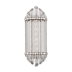 Albion Wall Sconce 408 by Hudson Valley Lighting - Dimmable LED, Aged Brass or Polished Nickel