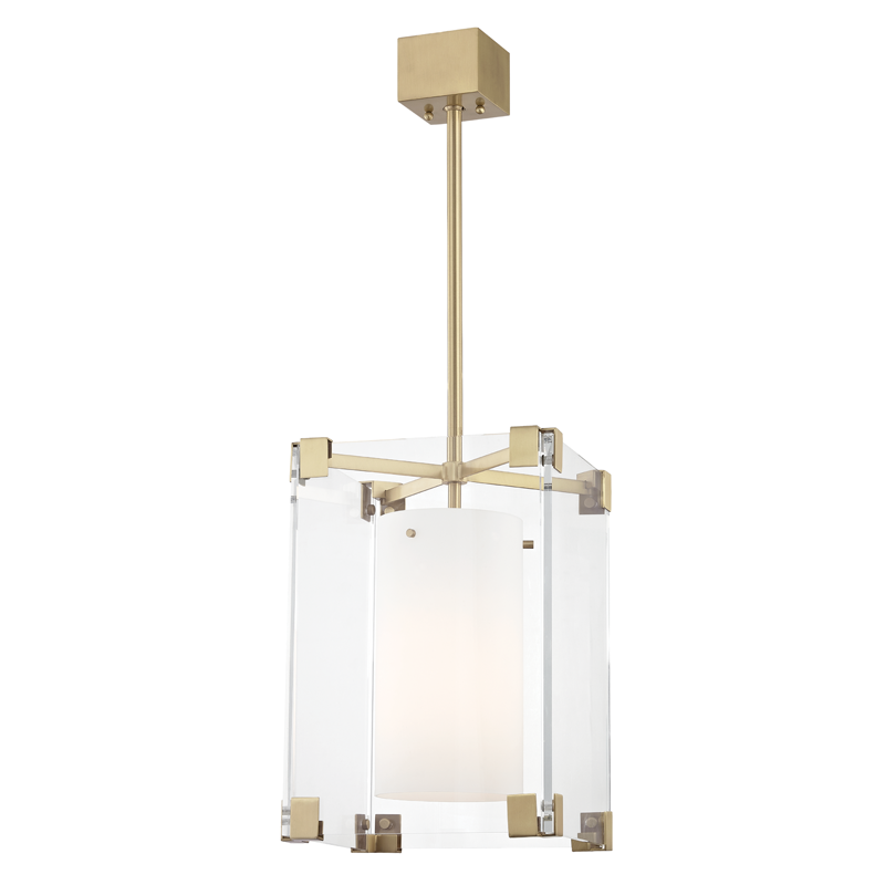 Achilles Pendant Light by Hudson Valley Lighting - Modern Acrylic Ceiling Fixture, Dimmable, Adjustable Height