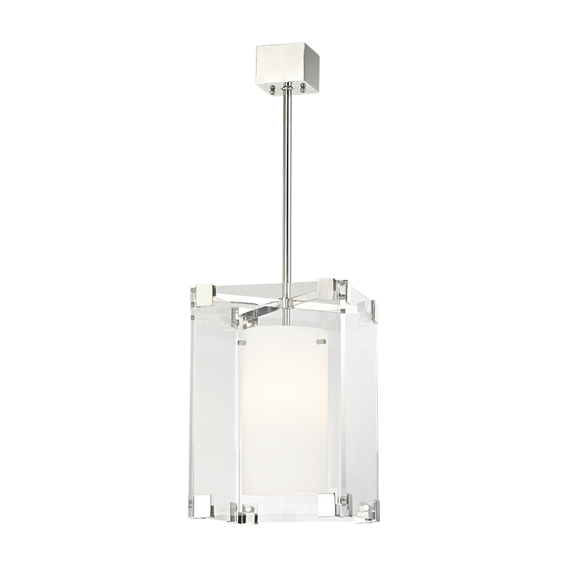 Achilles Pendant Light by Hudson Valley Lighting - Modern Acrylic Ceiling Fixture, Dimmable, Adjustable Height