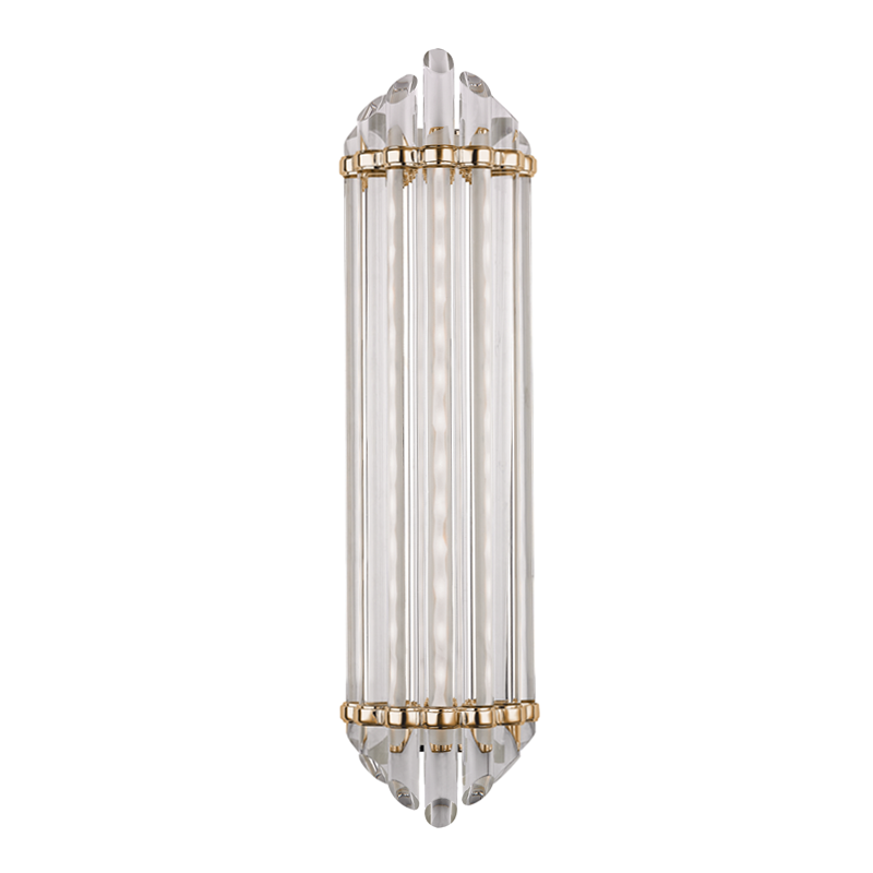 Albion Large Wall Sconce Model 414 by Hudson Valley Lighting - Dimmable, UL Damp Rated, Modern Design