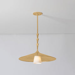 Vails Gate Pendant Light 19.25" Height by Hudson Valley Lighting, Vintage Gold Leaf Finish, Dimmable